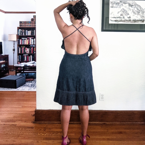 Marc Jacobs Denim Midi Dress - Picture 5 of 6